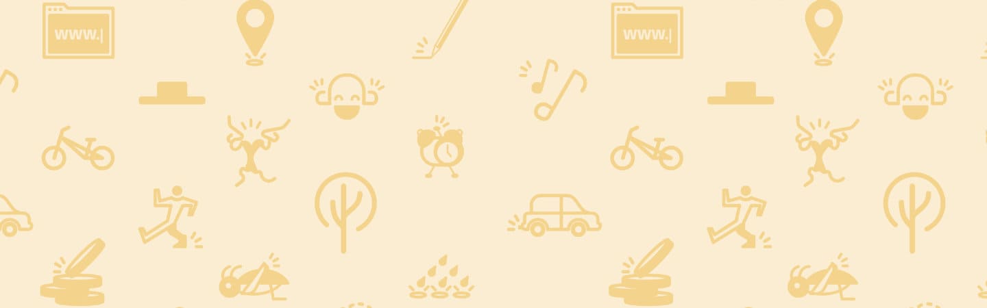 Band of musical iconography of Cuarto de Tono featuring elements that create natural and recognizable sounds.