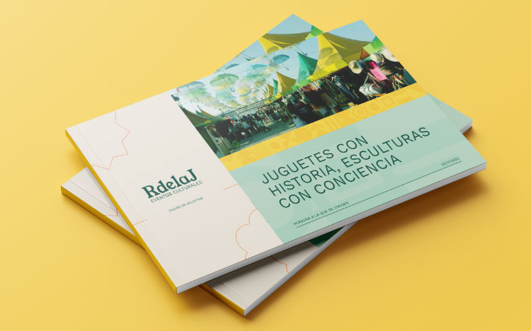 Imagen de portada que muestra el dossier de presentación de RdelaJ para eventos y ferias multiculturales y ecológicas en España